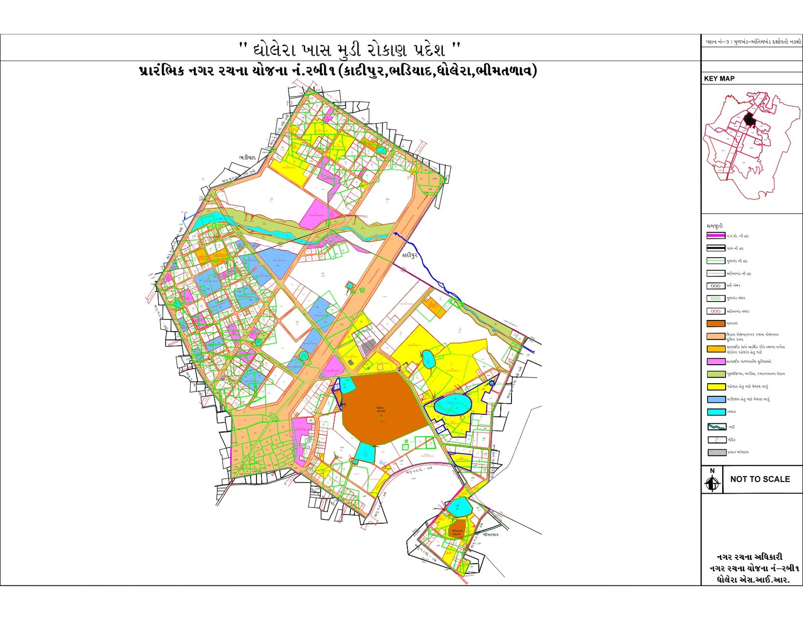 Preliminary TP Scheme No. 2B1 (Kadipur, Bhadiyad, Dholera, Bhimtalav)